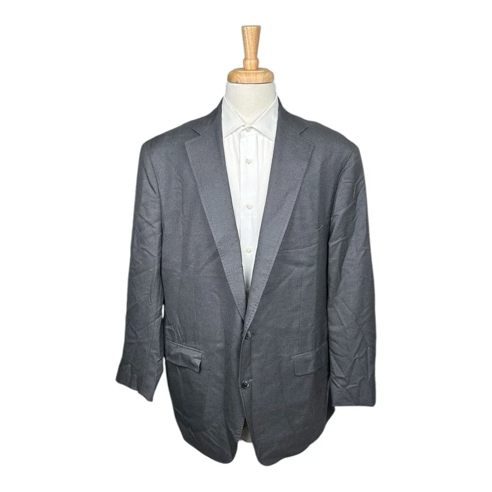 Suitsupply Light Gray Lazio Ariston Super 130s Wool Mens Sportcoat Size 52S